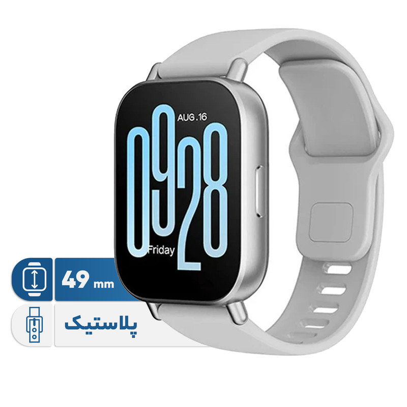 ساعت هوشمند شیائومی مدل Redmi Watch 5 Active - Global دارای قابلیت های قابلیت مکالمه از طریق بلوتوث، قابلیت تغییر طرح ساعت یا تم بند پلاستیک