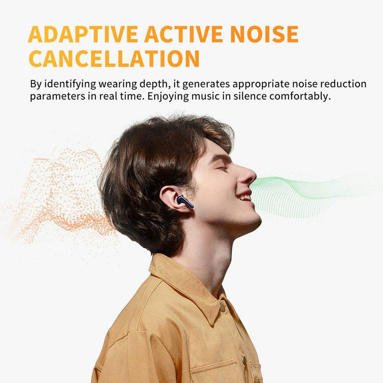 هدفون بلوتوثی کیو سی وای مدل +AilyBuds Pro با نویز کنسلینگ میکروفون (ENC)