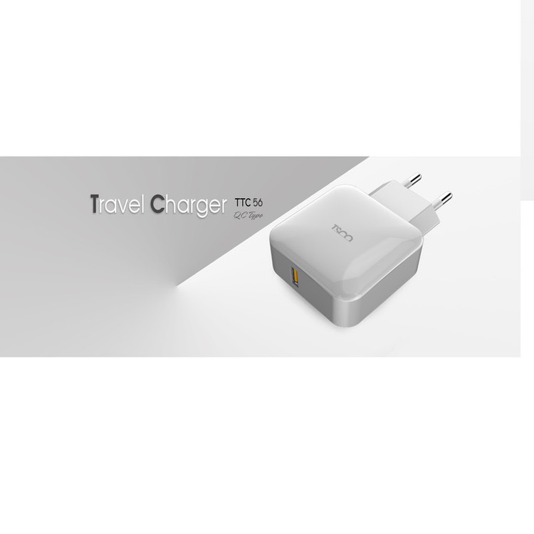 شارژر دیواری تسکو مدل TTC 56 به همراه کابل تبدیل microUSB